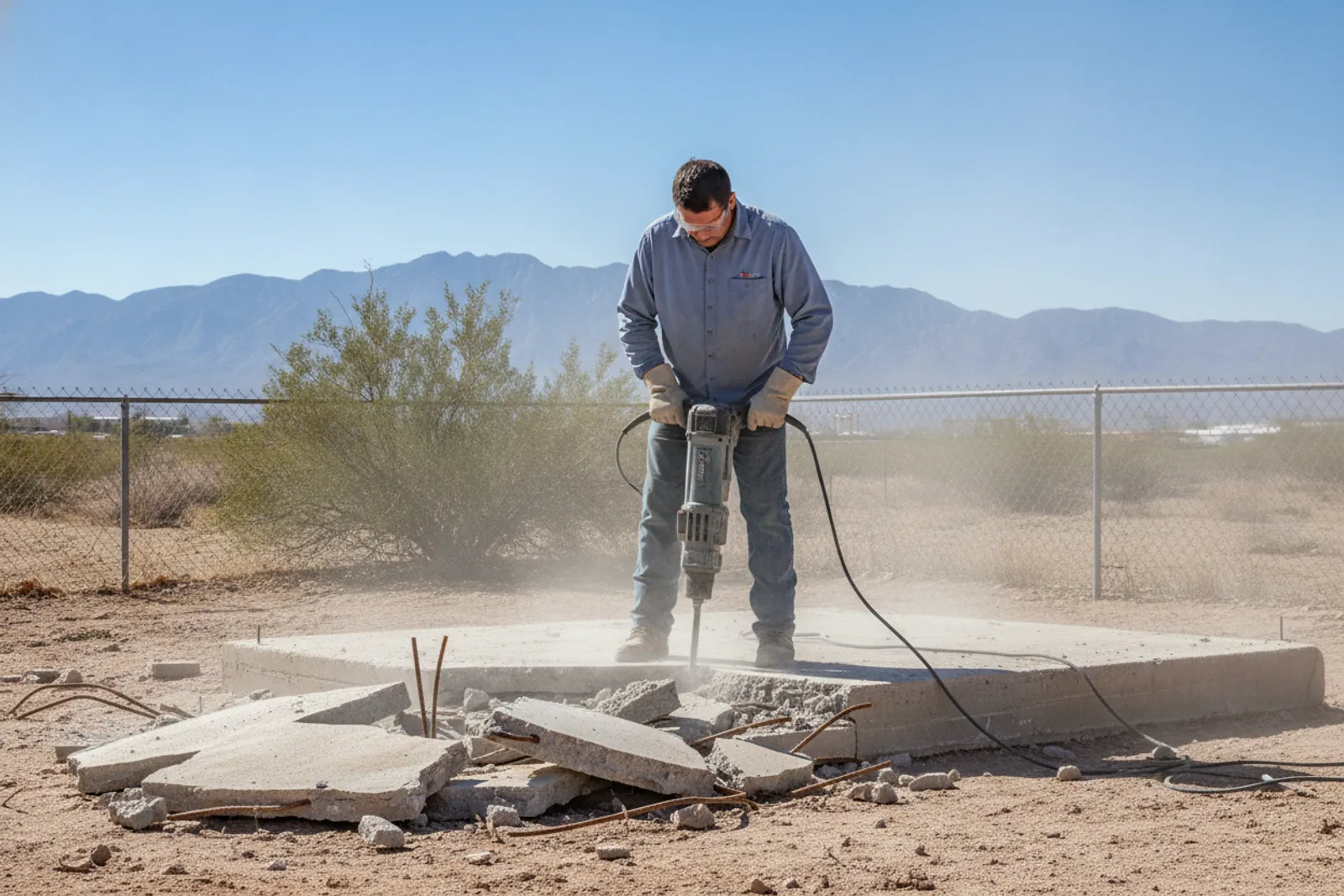 Concrete Slab & Foundation Removal service in El Paso TX