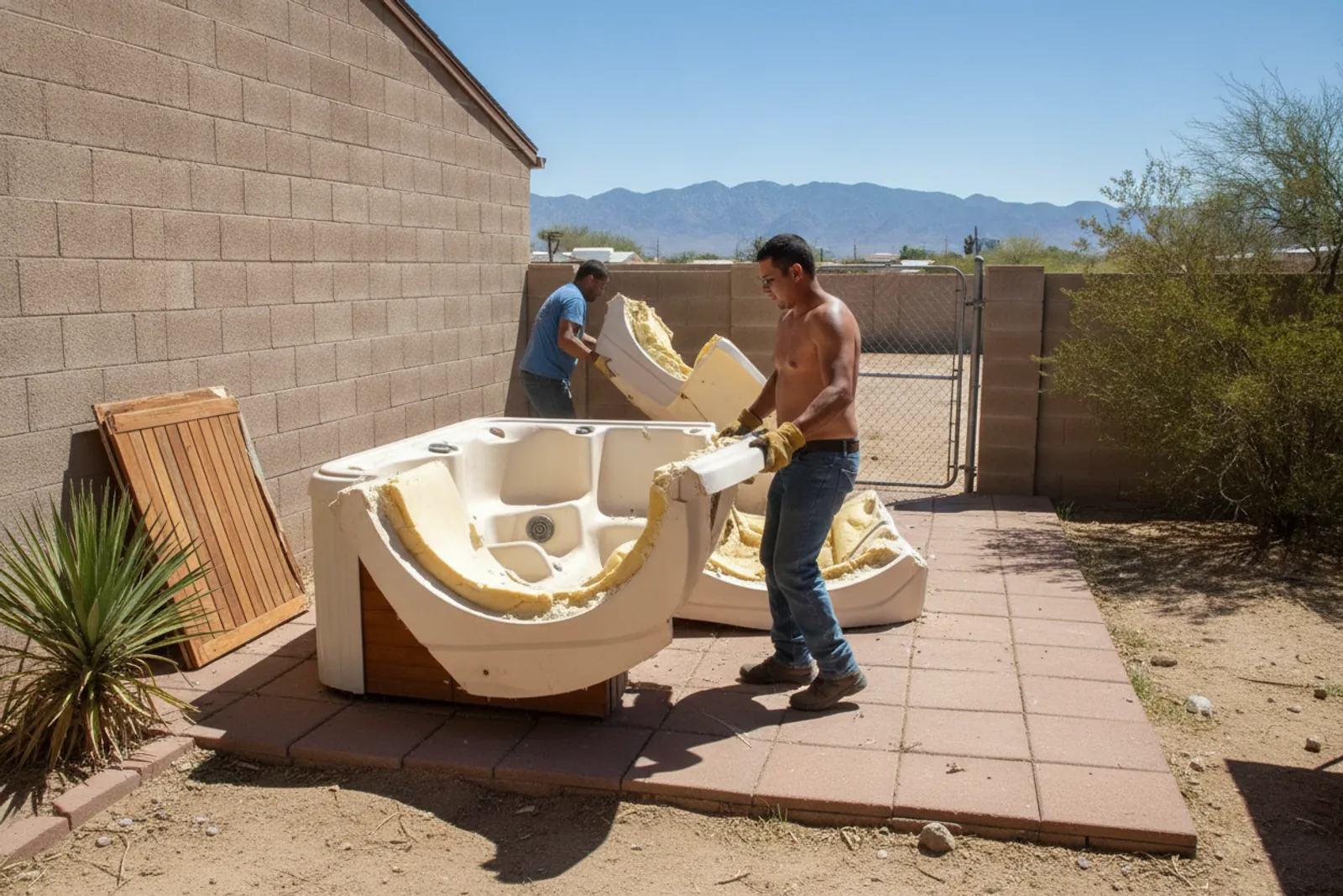 Hot Tub Removal service in El Paso TX
